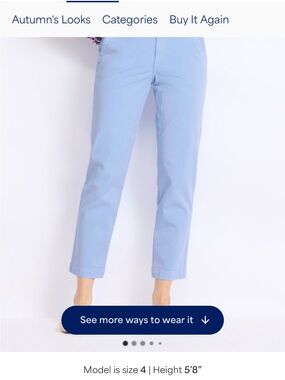 Studio Light Blue Cropped Straight-Leg Jeans